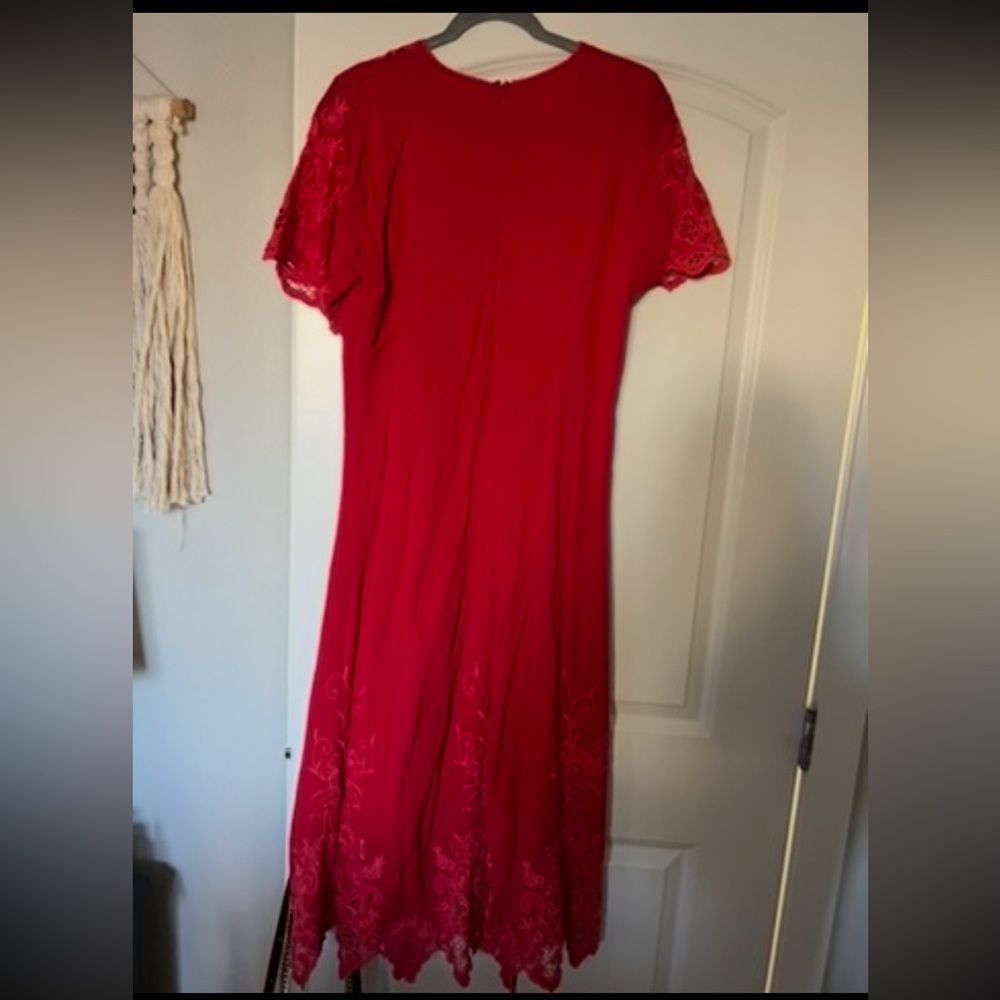 🌹reserved trade🌹 CU red roses for a blue lady dress - Picture 4 of 4